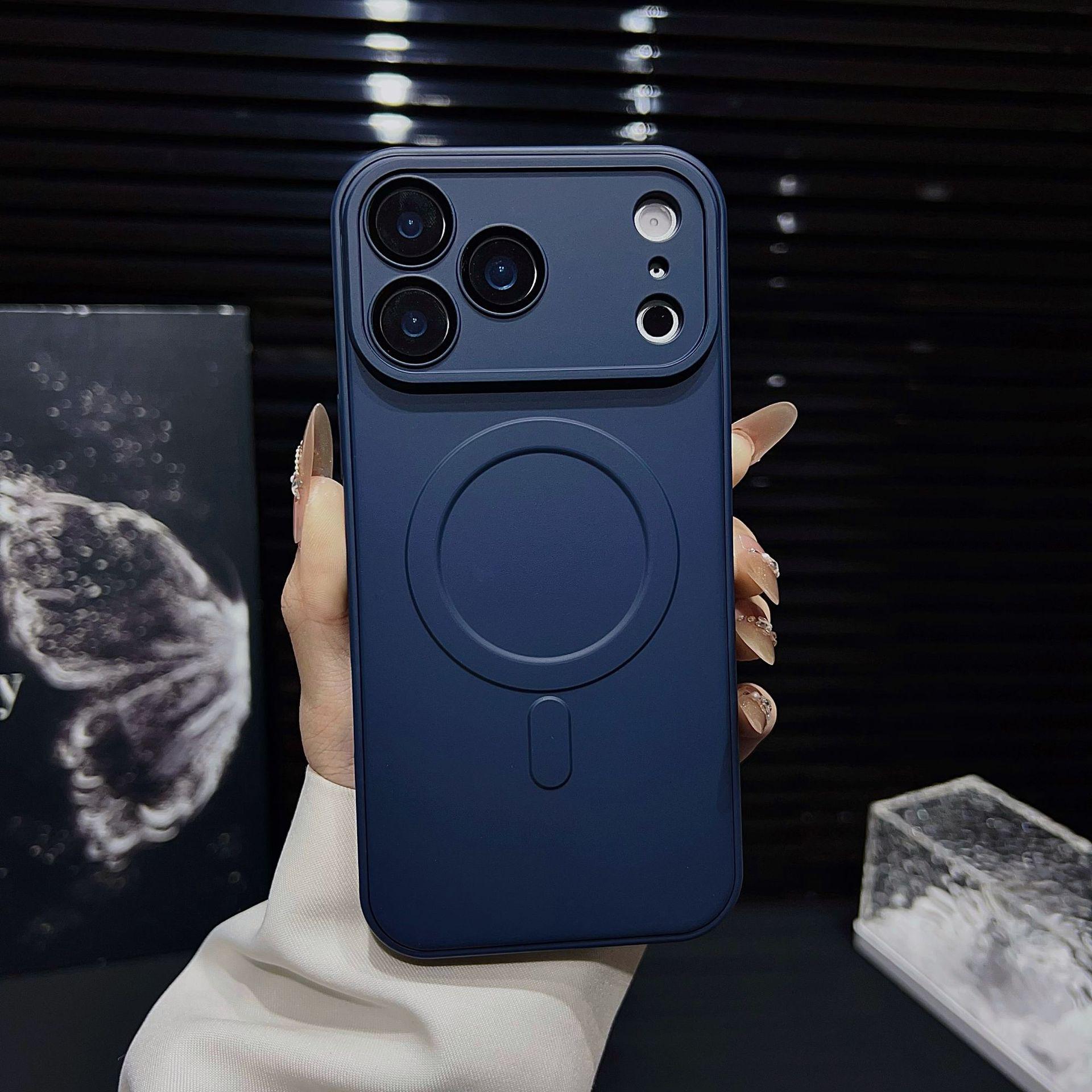 

Compatible with Apple 17 Pro Max Case, Full Coverage, Drop-Proof Magnetic Adsorption Protection for Apple 16 Pro/15/14 Cases iPhone 16pro
