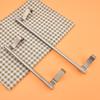 Punch-Free 430 Stainless Steel Towel Rack for Kitchen and Bathroom Doors