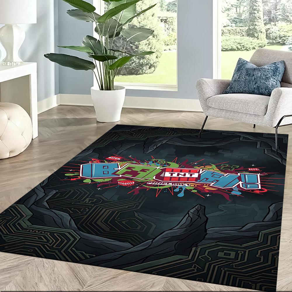Minecraft 478 Carpet Suitable for Hallway Study room Kitchen Living Rooms Anti-slip Rug Anime Office Decor Perfect Birthday/Christmas Gift Idea