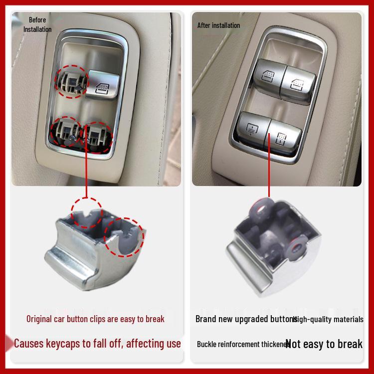 Compatible Switch Button for Mercedes-Benz Maybach S-Class W222 Window Glass Lifter (Part 2229056800)