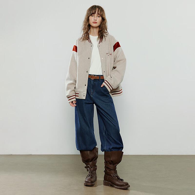 Chuyu Women's Baseball Cotton Padded Jacket