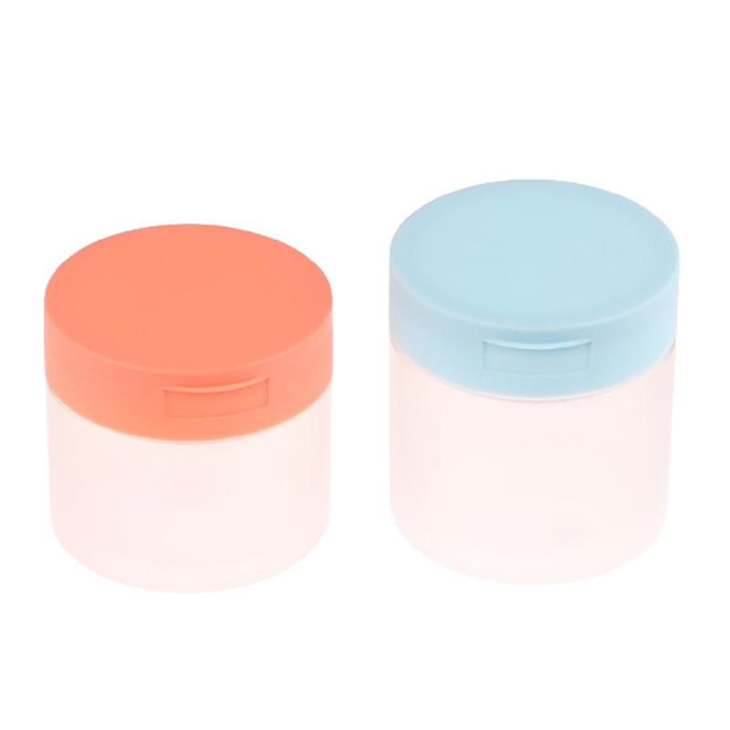 250/300/350 Ml Makeup Remover Cotton Cream Jar Lid Body Lotion Scrub Jar Cosmetic Container Travel Portable Bottle With Tweezers