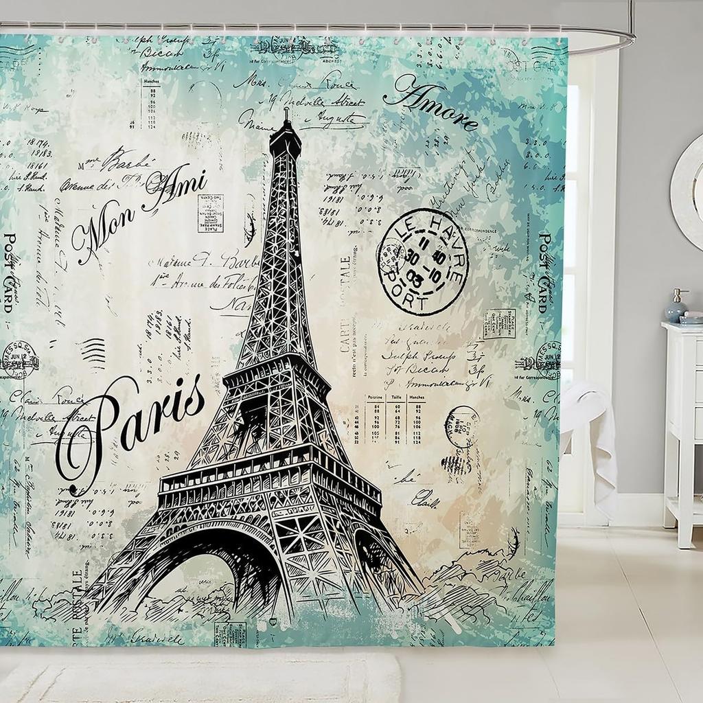 Kinder Niedlicher Sushi Duschvorhang Jungen & Mädchen Japanischer Stil Kawaii Dekor Badezimmervorhang - Rosa Herz Cartoon Wasserdichter Stoff