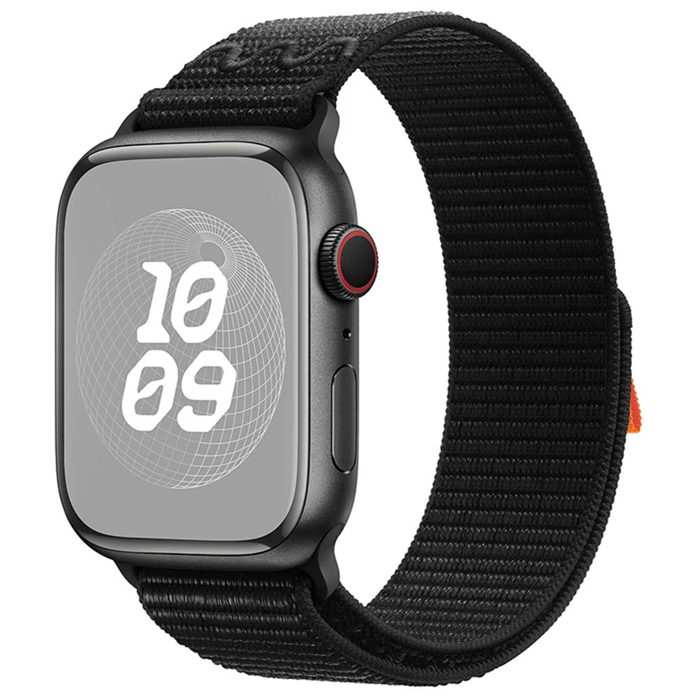 Nylonband für Apple Watch Band 49 mm 44 mm 40 mm 45 mm 41 mm 42 mm 44 45 49 mm Correa Armband iWatch Ultra Serie 7 6 5 3 SE 8 Armband