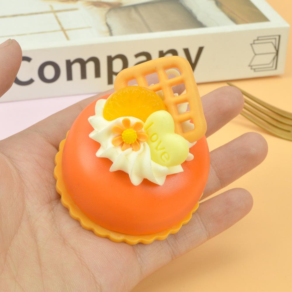 6PCS Simulation Birthday Cake Fake Cake Model Dessert Decorated Window Display Samples Fake Food Photography Props Home Decor