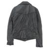 hardcover Long sleeve Double riders jacket S black Women Used