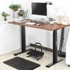 Electric Standing Desk Frame Dual Motor Adjustable 65-129 Cm H Black
