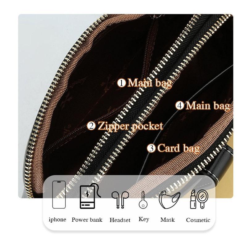 Baellerry Women Fashion Shoulder Bags PU Leather Crossbody Messenger Bag Casual Money Pack for Ladies Purse GZW