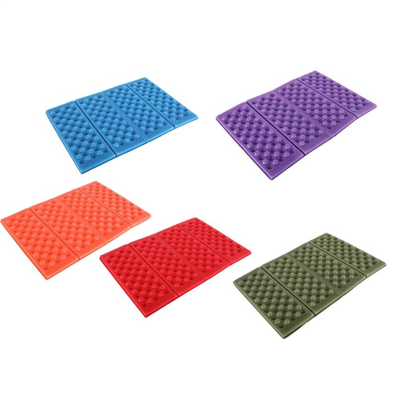 Honeycomb Massage Mat 4Fold Cushion Outdoor Hiking Camping Training Park Foldable Pillow Picnic Sitting Moisture-proof Pad