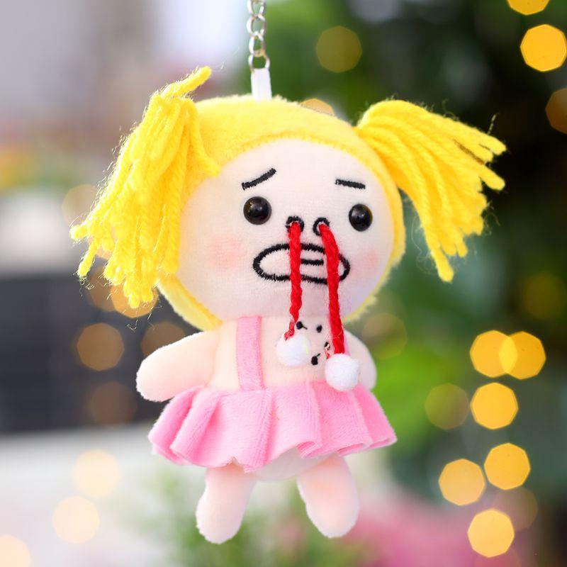 Cute Cute Hatsune Miku Mart Doll Pendant Plush Toy Cartoon Doll Bag Hanging Keychain