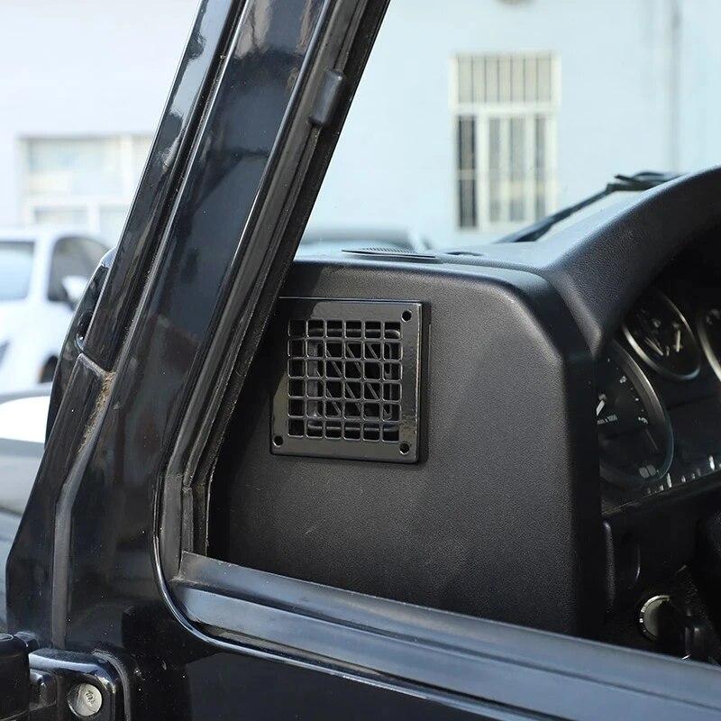 Auto-Armaturenbrett auf beiden Seiten Luftauslassabdeckung für Land Rover Defender 90 110 130 2004- Auto-Innenzubehör