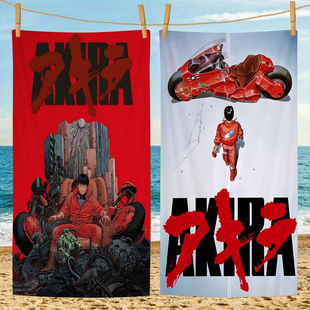 Classic Anime A-Akira Microfiber Beach Towel Absorbent Quick dry Soft Yoga Swimming Resort Mountain Climbing Towel