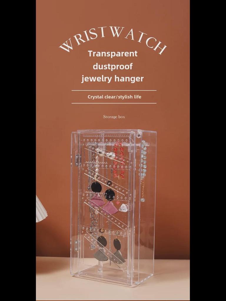 Akrilik Toz Geçirmez Kolye Saklama ve Sergileme Standı