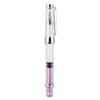 4Pcs 0.5mm F Point Transparent Fountain Pen Stationery Supplies for Office Home Daily Writing