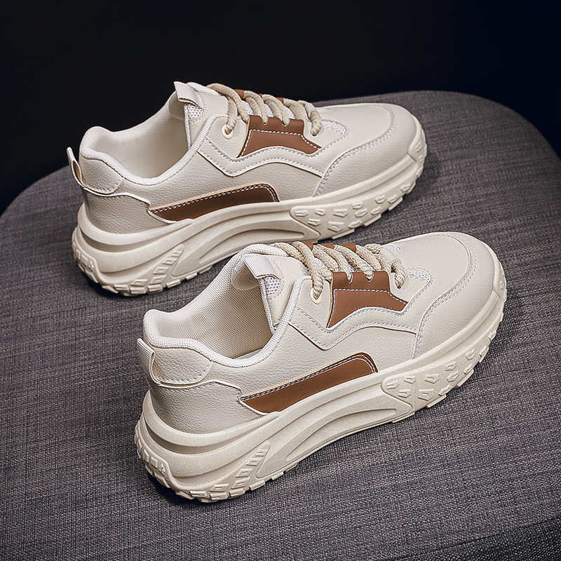 Fashion Thick Heeled 40 Shoes 46 Fabric Tennis Woman White Casual Sneakers Sport Imported Tenid Racing China Model Tenids