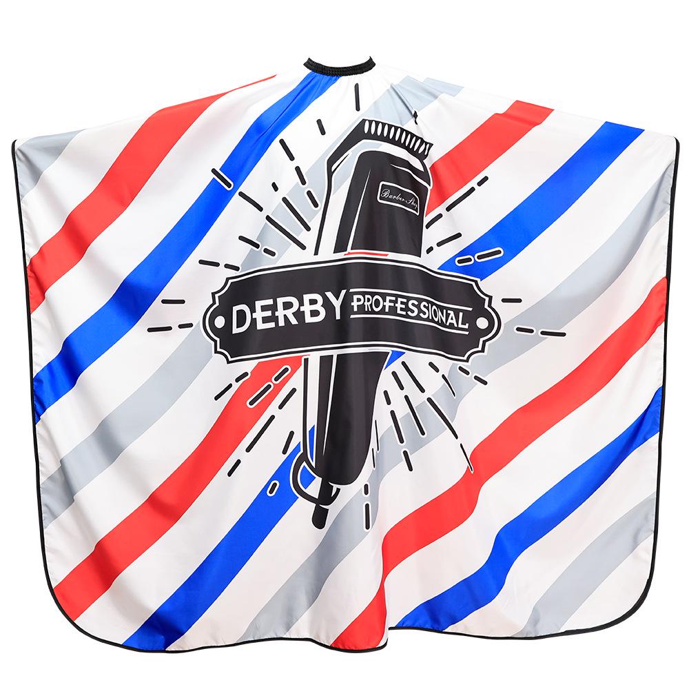Printed Barber Cape for Hairdressing and Dyeing - Customizable Logo