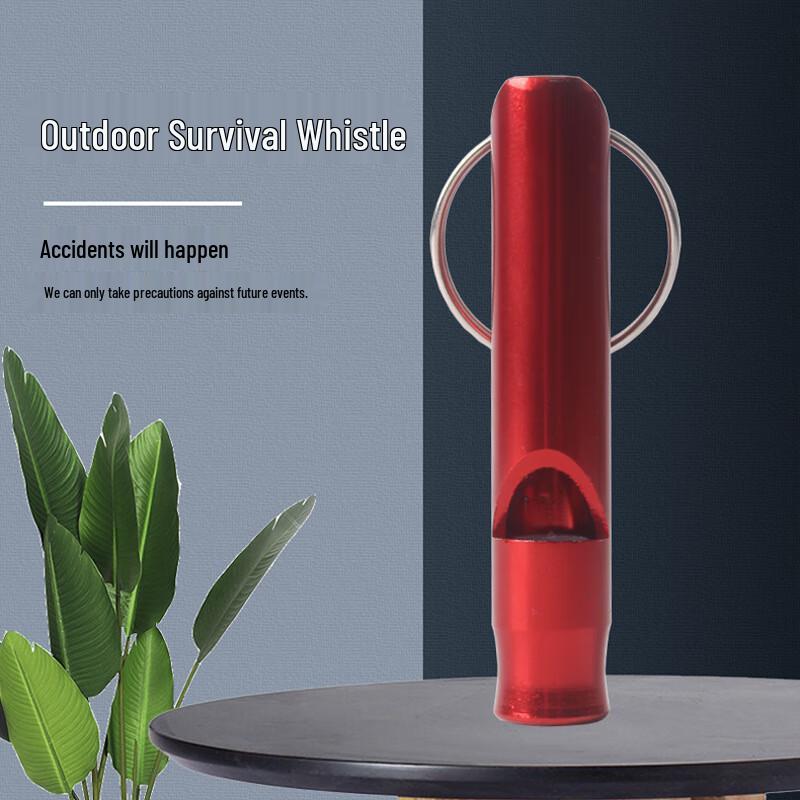 Aluminum Alloy Sports & Emergency Whistle Large