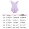 Short Sleeve Gymnastics Leotards Cotton Ballet Bodysuits Fashion Dancewear  Kids Girls