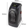 Fan Heater - RUMOCOVO - Mini Electric Heater - Wall Plug - Timer - Thermostat