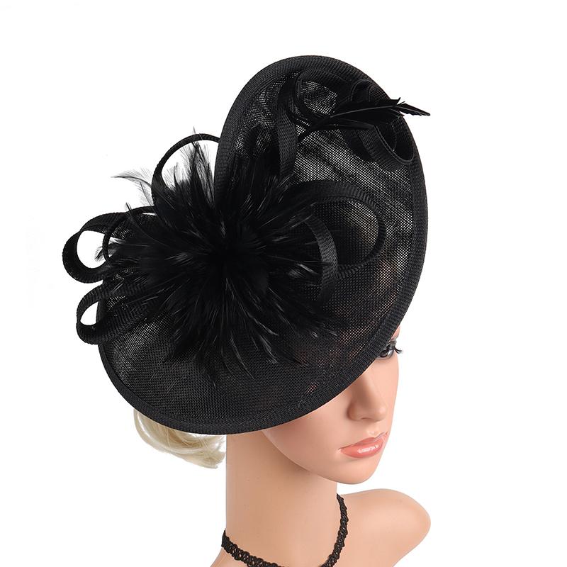 Eleganter Fascinator Hut Stirnband Für Frauen Mädchen Teeparty Feder Blume Fascinator Hochzeit Cocktail Haarschmuck Geschenke