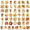 Waterproof Dried Flower Pattern Sticker Floral Leaf Design Scrapbook Journal Decor  Luggage