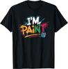 I Heart Love To Finger Paint Im Paint Cute Couples Valentines Day Unisex and Womens Gender Gift Tshirt  Harajuku Vintage Top