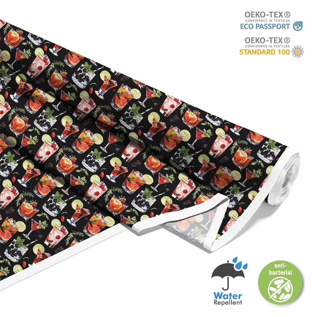 Outdoor Dekostoffe Oxford - Motiv Cocktail | Dx8797