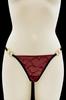 String Bordeaux With Detachable Rings Pm05 Gopc Bred