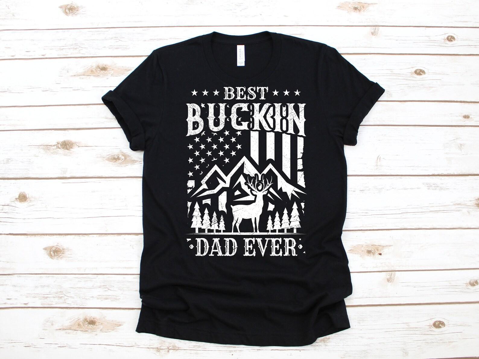 Best Bucking Dad Hunter Fathers Day American Flag USA, T-Shirt, Tank Top, T-shirt, T-shirt,T-shirt, T-shirt, Apparel Gift 3XL