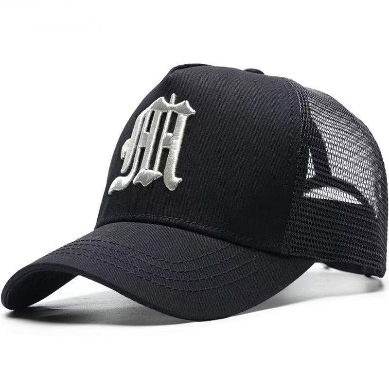 Big Head Circumference High Top Hat Men's Summer Korean Style Trendy Face Small Net Baseball Hat Fashionable Versatile Large Baseball Cap