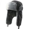 Winter Warm Fleece Lined Beanie Hat Men Women Windproof Water Resistant Outdoor Ski Cap With Ear Protection