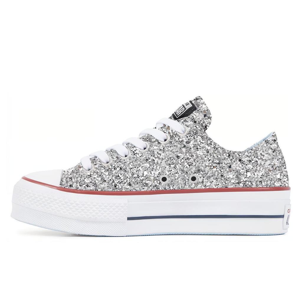 Chuck Taylor All Star Chiara Ferragni x Chuck Taylor All Star Wmns Converse Lift Ox 'Argento Rosso' Donna 563833C