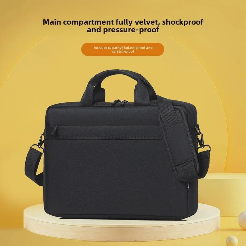 

Portable Splash-Proof Laptop Briefcase for 14-17 Inch Notebooks - Unisex Business Bag 15.6 inch