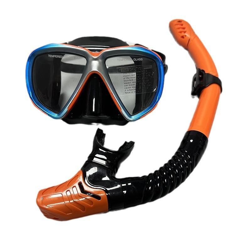 Professional swimming waterproof soft silicone glasses swimming glasses Full dry breathing tube diving mask High Quality Practical Daily Use