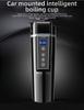 12V/24V Beheizbarer Smart-Becher für das Auto Mit Temperaturregelung Edelstahl Elektrischer Wasserbecher Wasserkocher Kaffee Milch Erwärmt Fahrzeugzubehör
