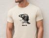 Dam It Beaver Shirt, Funny Beaver Tshirt, Beaver Graphic Tee Men, Fun Quote Men's Tee, Beaver Lover T-shirt, Gift For Dad Husband Him Shirt