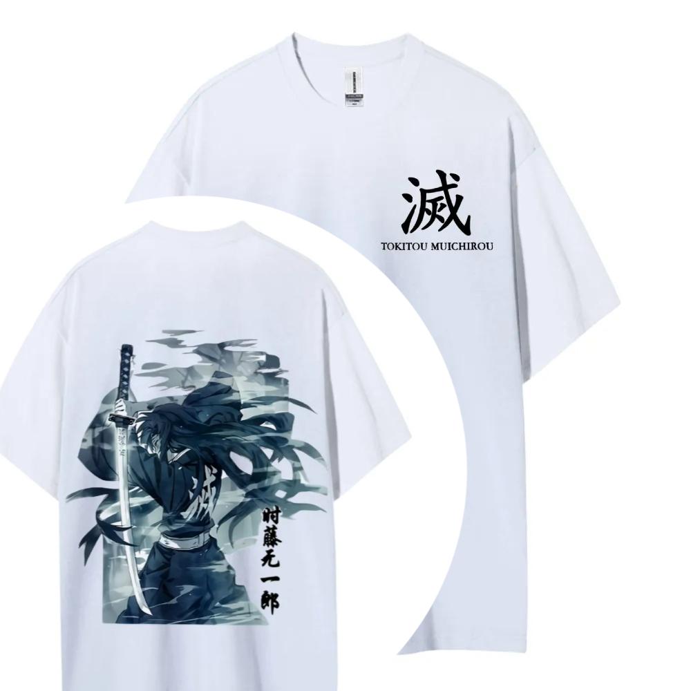 Kimetsu no Yaiba Japońskie Gorącokrwiste Anime Klasyczne Postacie Sportowe Codzienne Krótkie Rękawy Wygodne Połowy Rękawy Popularne Zabójca