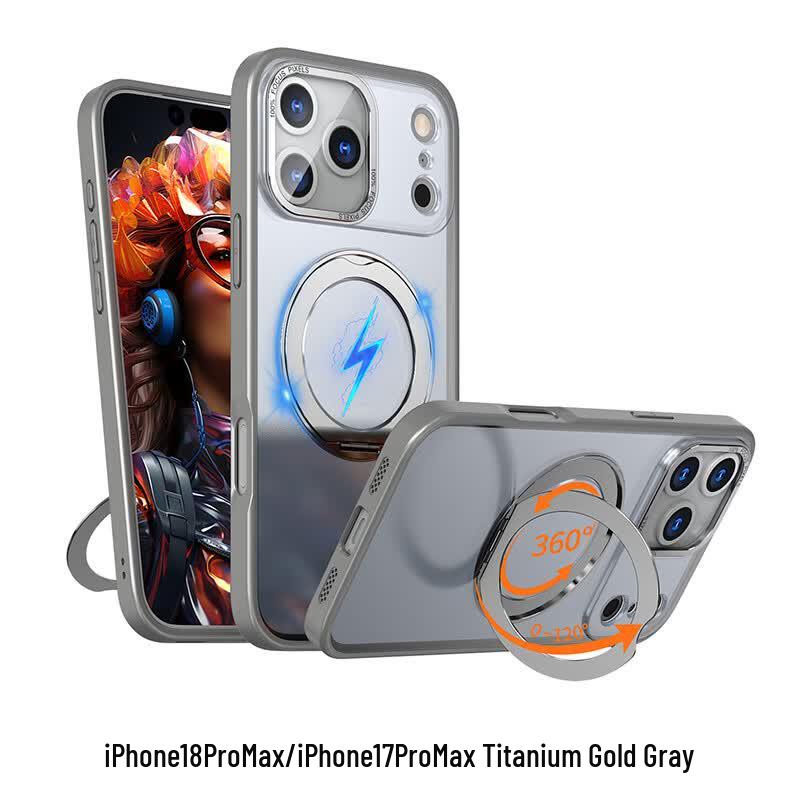 CAXITON Magnetic Kickstand Phone Case for iPhone 17/18 Pro Max