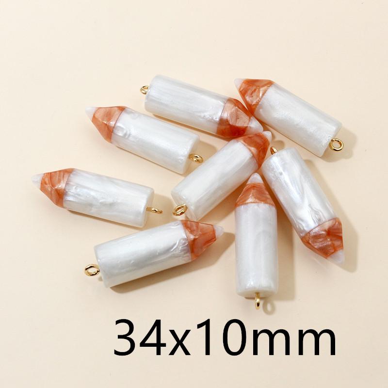 10Pcs Multi-Styles Mix Fruit Animals Dice Cloud Resin Earring Charms Diy Findings Keychain Bracelets Handmade Charms