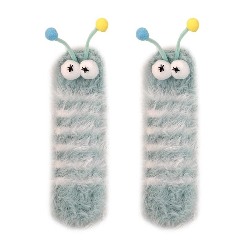Women Thicker Warm Fuzzy Socks Plush Warm Winter Socks for Sleep Home,Soft Cosy Socks Funny Ankle Crew Socks Streetwear