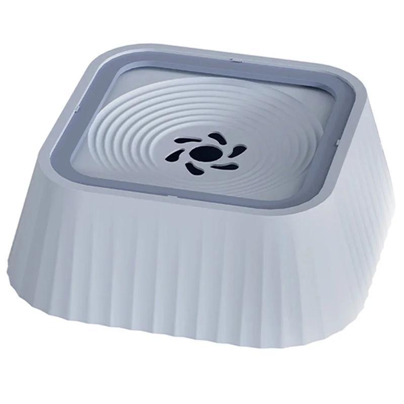 Water Fountain With Floating Plates No Spill Dog Water Bowl Clean Drinking Slow Feeder Anti-Splash Pet For Pet