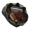 Coach Evelyn 36 Quilted Detail Leather Tote Bag Large Women bags Black CCZ81-IMBLK