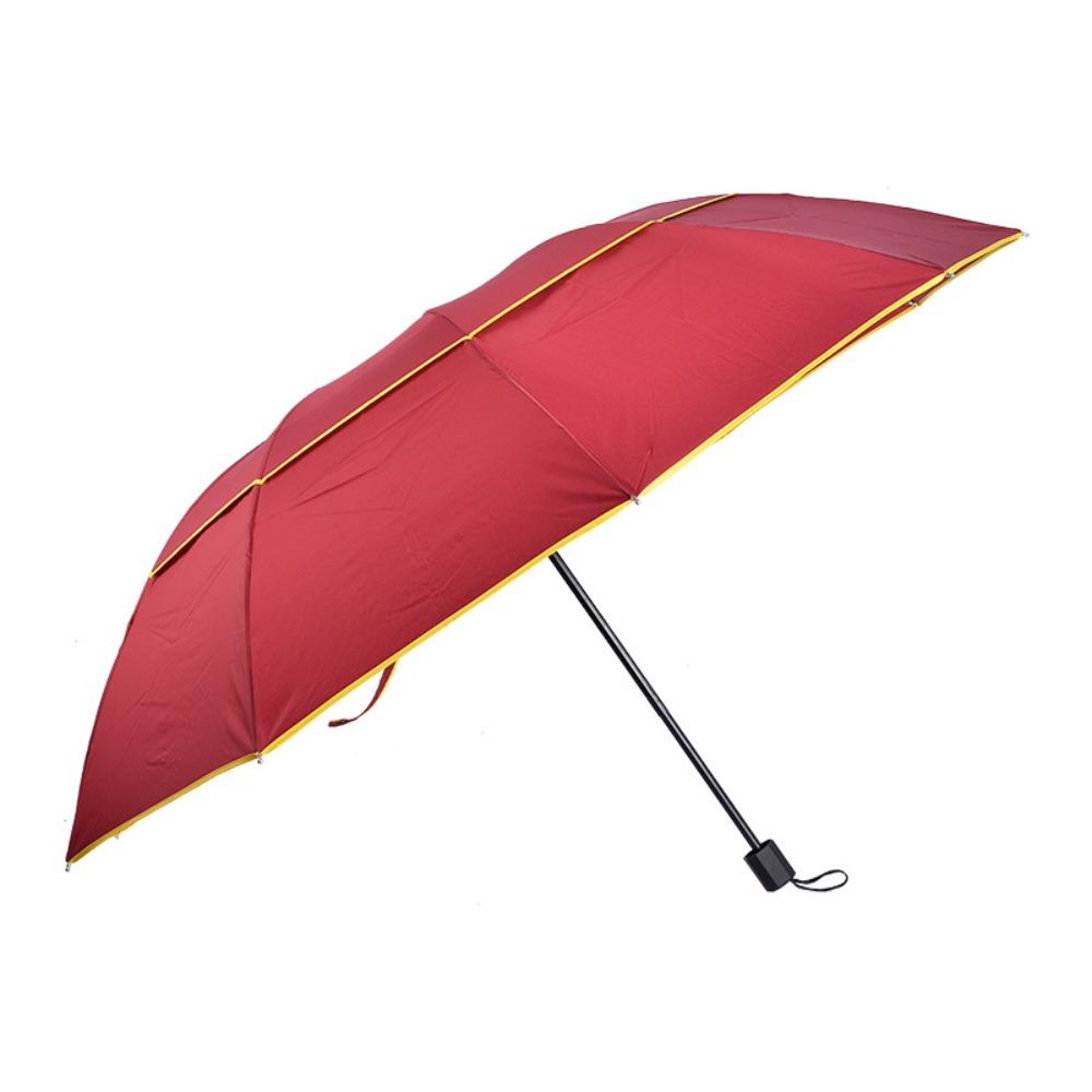Rain Protection Wind Resistant Umbrella Folding Design Non-automatic Umbrella  Travel