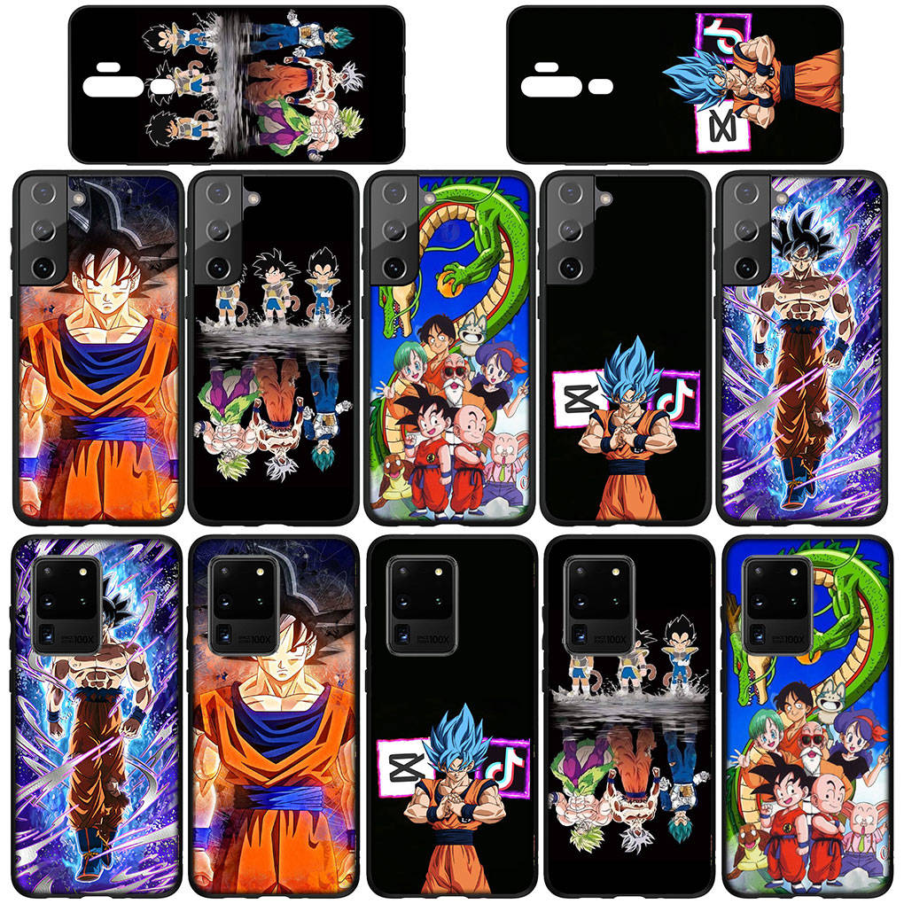 Phone Case for Samsung Galaxy S25 S24 S23 iPhone 16 15 Redmi Note 14 13 12 16E 8 X 11 Pro Max XR OPPO Moto Huawei Dragon Ball Z Goku DragonBall Cover