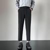 Men's Lightweight Korean Style Slim Fit Casual Suit Pants