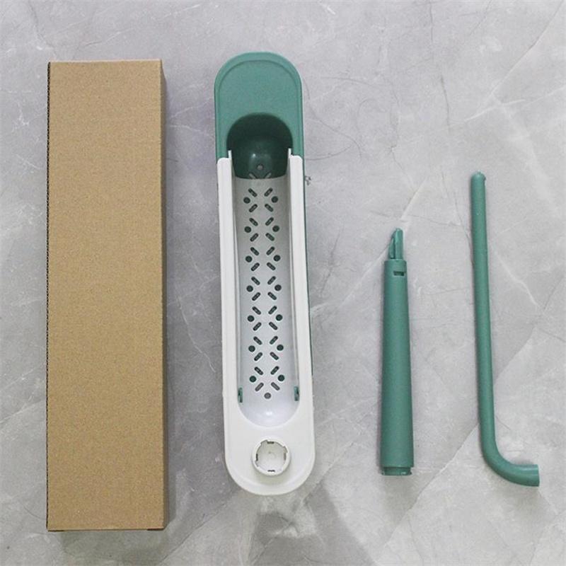 Kitchen Sinks Organizer Telescopic Sink Shelf Soap Sponge Storage Rack Adjustable Drain Rack Storage Basket Kitchen Accessories