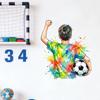 Soccer Theme Wall Decal For Bedroom Living Room Sports Home Wall Decoration