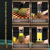 Pineapple Peeler Cutter Stainless Steel Ananas Meat Extractor Cut Corer Remover Machine Home Kitchen Knife Slicer Fruit Tools