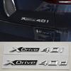 3D ABS Car Letters Logo XDrive 40i 40d Rear Trunk Badge Side Fender Emblem Decals For BMW X3 X4 X5 X6 X7 Exterior Accessories