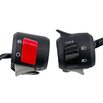 Motorradschalter Griffschalter Hupenknopf Blinker Elektrischer Nebelscheinwerfer Licht Start Lenker Controller für PCX150